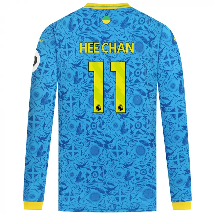 Wolverhampton Wanderers Shirt Store | 2025-26 Wolves Third Shirt – Adult – LS HEE CHAN 11 Collection Wolverhampton Wanderers Official Gear